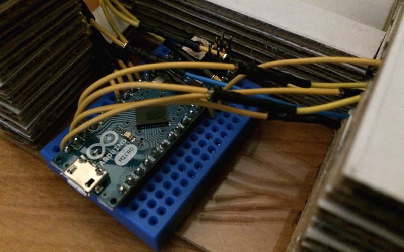 Close-up of Arduino